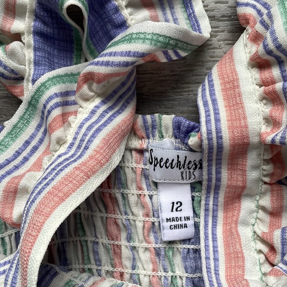 Girls Romper, Speechless size 12 - Picture 3 of 3